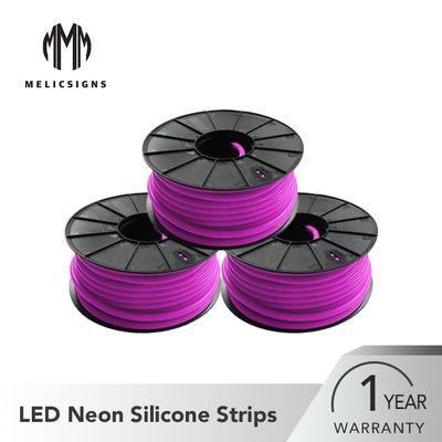 Cuttable purpurrote Neon-Flex Strip With Waterproof End Kappe der Farbe-12mm Stärke-LED