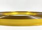 Goldene Plastikordnungs-Kappe 35/45 Meter für Acrylkanal-Buchstabe-Rand