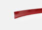 Herrliche rote Aluminiumplastikgrößen-materielles Rückholzeichen der ordnungs-Kappen-2.0CM im Freien