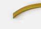Goldene Farbplastikordnungs-Kappe 2,0 cm 3/4&quot; Zoll Jwelite-Art 3D-Buchstabe-Zeichen