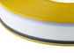 Gelbe Farbmalerei-Aluminiumordnungs-Kappen-Grad A mit einer Seitenrand-Rückkehr-Seite
