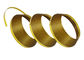 Goldene Farbplastikordnungs-Kappe 2,0 cm 3/4&quot; Zoll Jwelite-Art 3D-Buchstabe-Zeichen