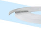 Pfeil-Form-Kanal-Buchstabe-Plastikordnungs-Kappen-weiße Farbverdrängungs-Profile weiß für Signage-Rückkehr