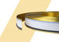 Dauerhafte Aluminiumverdrängung Channelume formt 0,5 Millimeter gebürstete Goldfarbmalerei