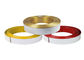 Geschäft 3D unterzeichnet gebürstete Goldfarbe führte Aluminiumkanal-Buchstabe-Ordnungs-Kappe