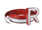 des Zeichen-3D rote Farbe-Channelume Kanal-der Verdrängungs-0.5MM Aluminiumspule