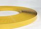 Pfeil formen gelbe Farbplastikaluminiumordnungs-Kappen-Bedeckung eine 1 Zoll-gute Flexibilität