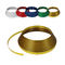 Gold-ABS Plastikaluminiumj Kappen-Ordnung Signage-Produkt für LED-Kanal-Plastikordnungs-Kappe